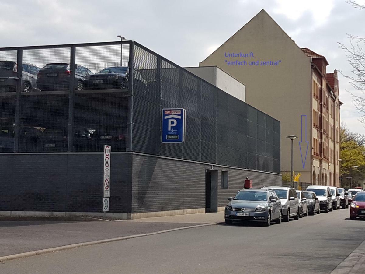 Unterkunft Einfach Und Zentral Erfurt Exteriör bild