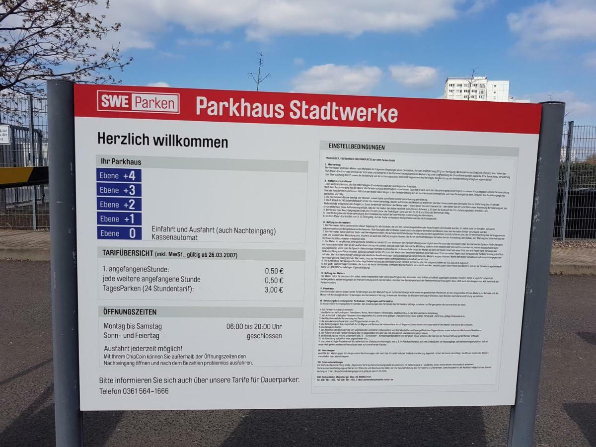 Unterkunft Einfach Und Zentral Erfurt Exteriör bild