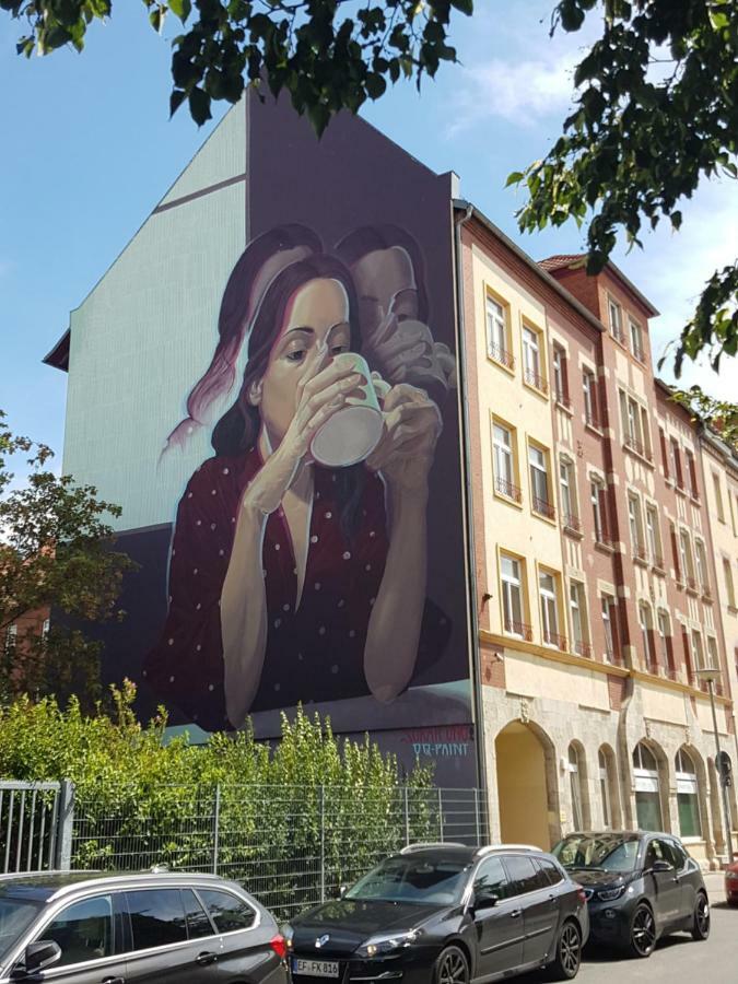 Unterkunft Einfach Und Zentral Erfurt Exteriör bild
